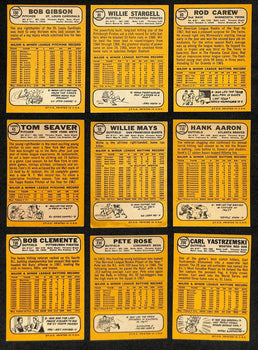 1968 Topps Baseball Card Complete Set (1-598)