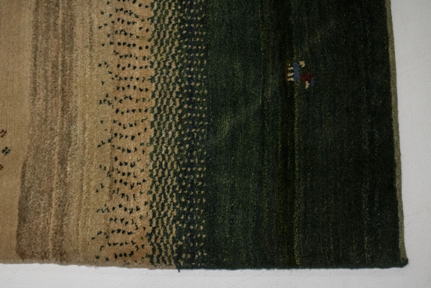 Multicolor Plush Modern Tribal Gabbeh Area Rug