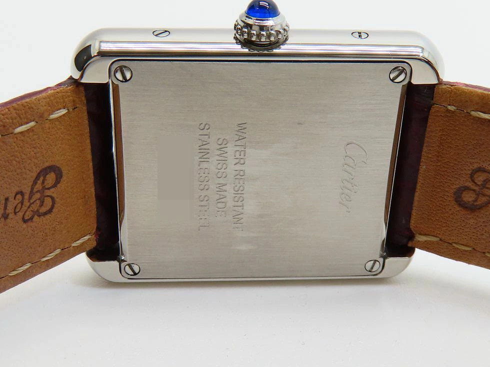 Cartier W5200005 Tank Solo Sm ?Third-Party Leather Strap Quartz