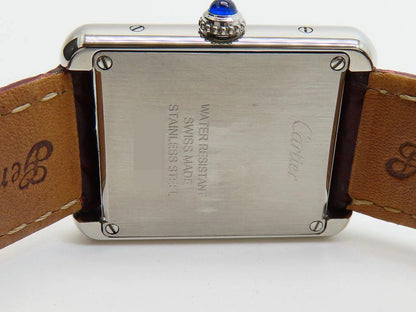 Cartier W5200005 Tank Solo Sm ?Third-Party Leather Strap Quartz