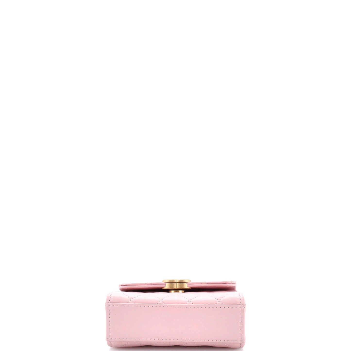 Chanel Coco Enamel Top Handle Flap Bag Quilted Lambskin Small