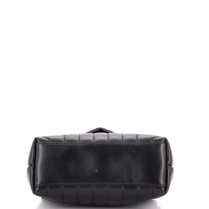 Saint Laurent Loulou Shoulder Bag Matelasse Chevron Leather Small