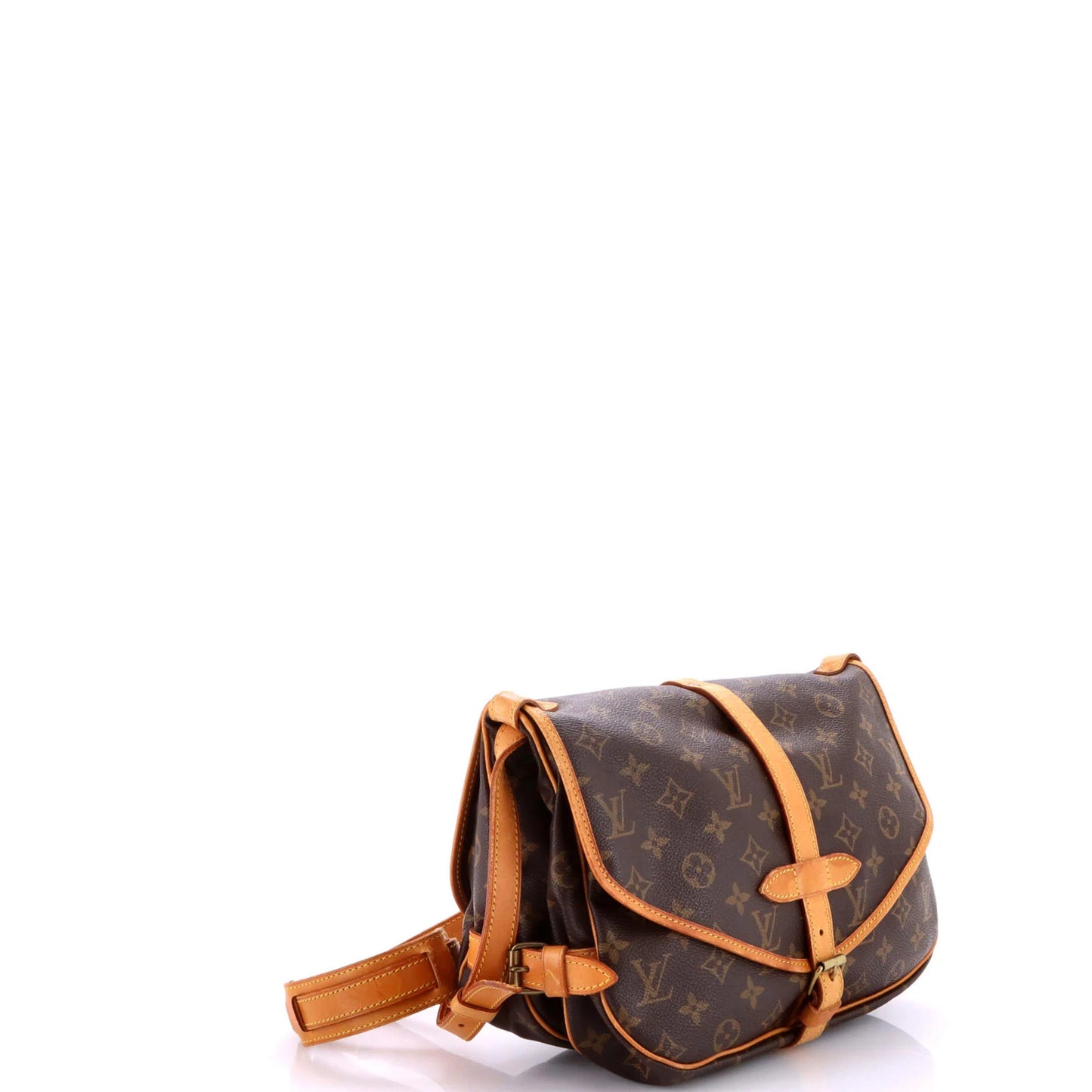 Louis Vuitton Saumur Handbag Monogram Canvas 30