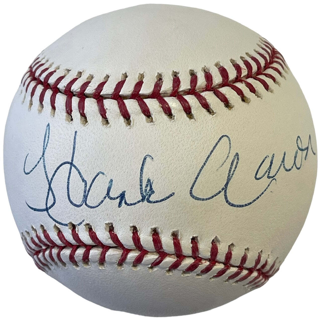 Hank Aaron Autographed Official Major League Baseball (Steiner & Jsa)