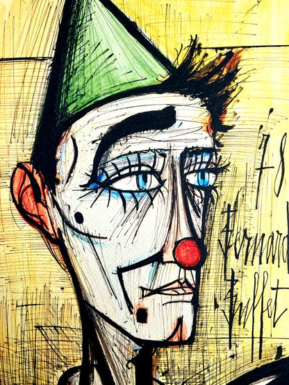 Bernard Buffet Lithograph Certified Coa Signed In