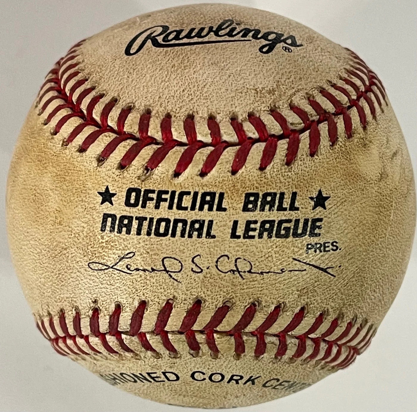 Al Leiter Charles Johnson Autographed National League Baseball