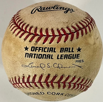 Al Leiter Charles Johnson Autographed National League Baseball