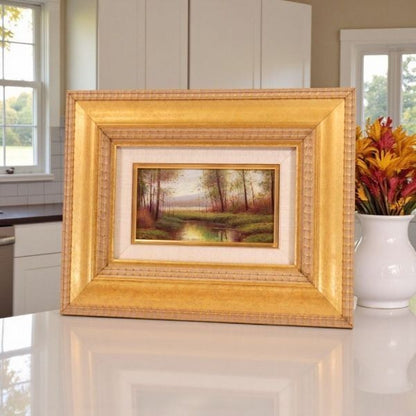 Daz De Cereo Early Spring By The Water Original Oil Painting Spain Signed