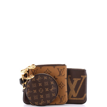 Louis Vuitton Trio Pouch Set Reverse Monogram Giant