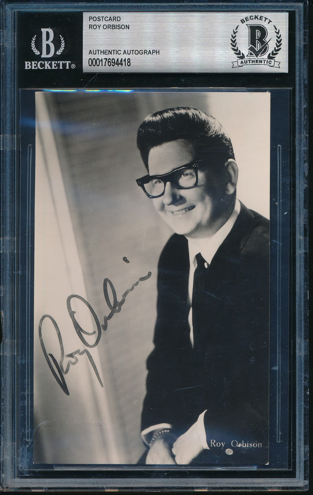 Ray Orbison Signed/Autographed 4X6 Photo Postcard