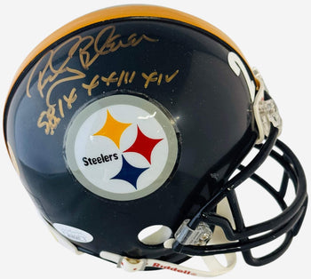 Rocky Bleier Autographed Steelers Mini Helmet
