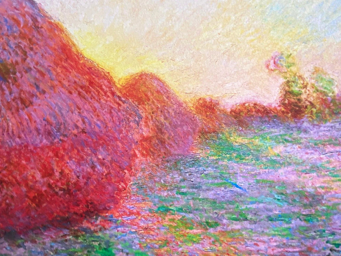 Claude Monet Lithograph Signed Numbered Stamp