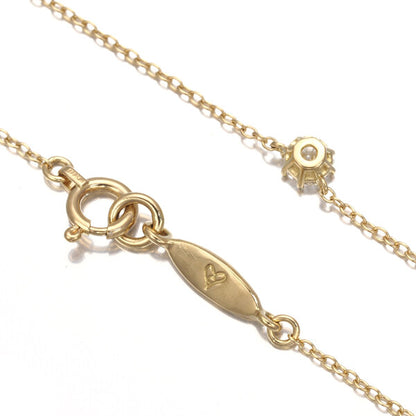 Ahkah Necklace Saltier Round Diamond 0.15Ct 18K