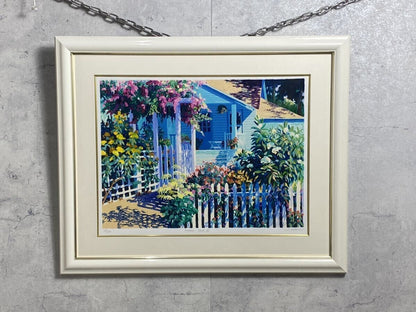 Julian Askins Original Lithograph Art Print Signed Framed "Summer Days"