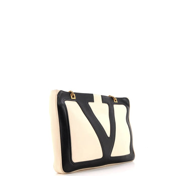 Valentino Garavani Viva Superstar Chain Tote Leather Medium