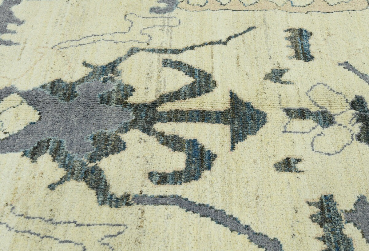 8X10 Ft Oushak Peshawar Oriental Rug Floral