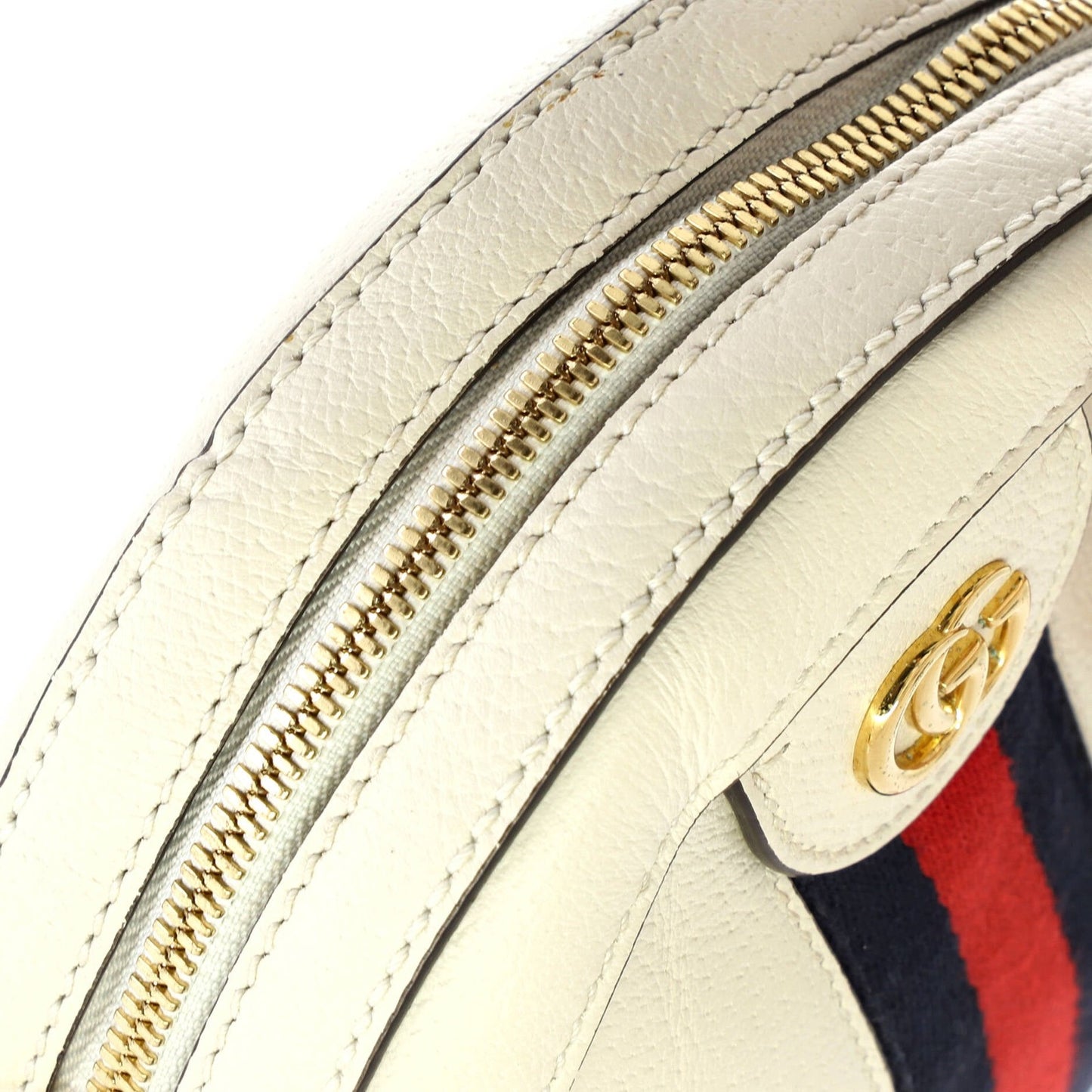 Gucci Ophidia Round Shoulder Bag Leather Mini
