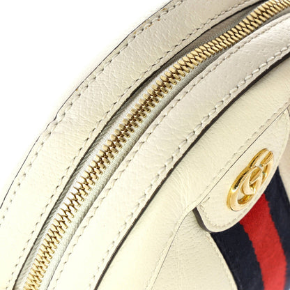 Gucci Ophidia Round Shoulder Bag Leather Mini