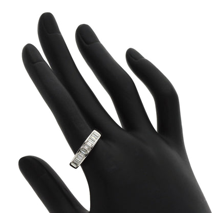 1Ct Diamond Ring Platinum Pt900 7.3G