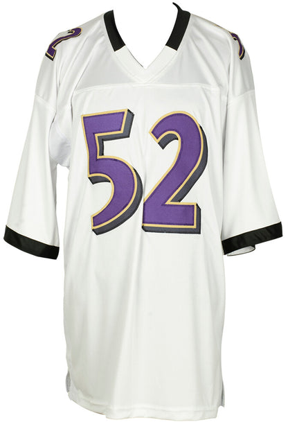 Ray Lewis Signed/Autographed Ravens Custom White