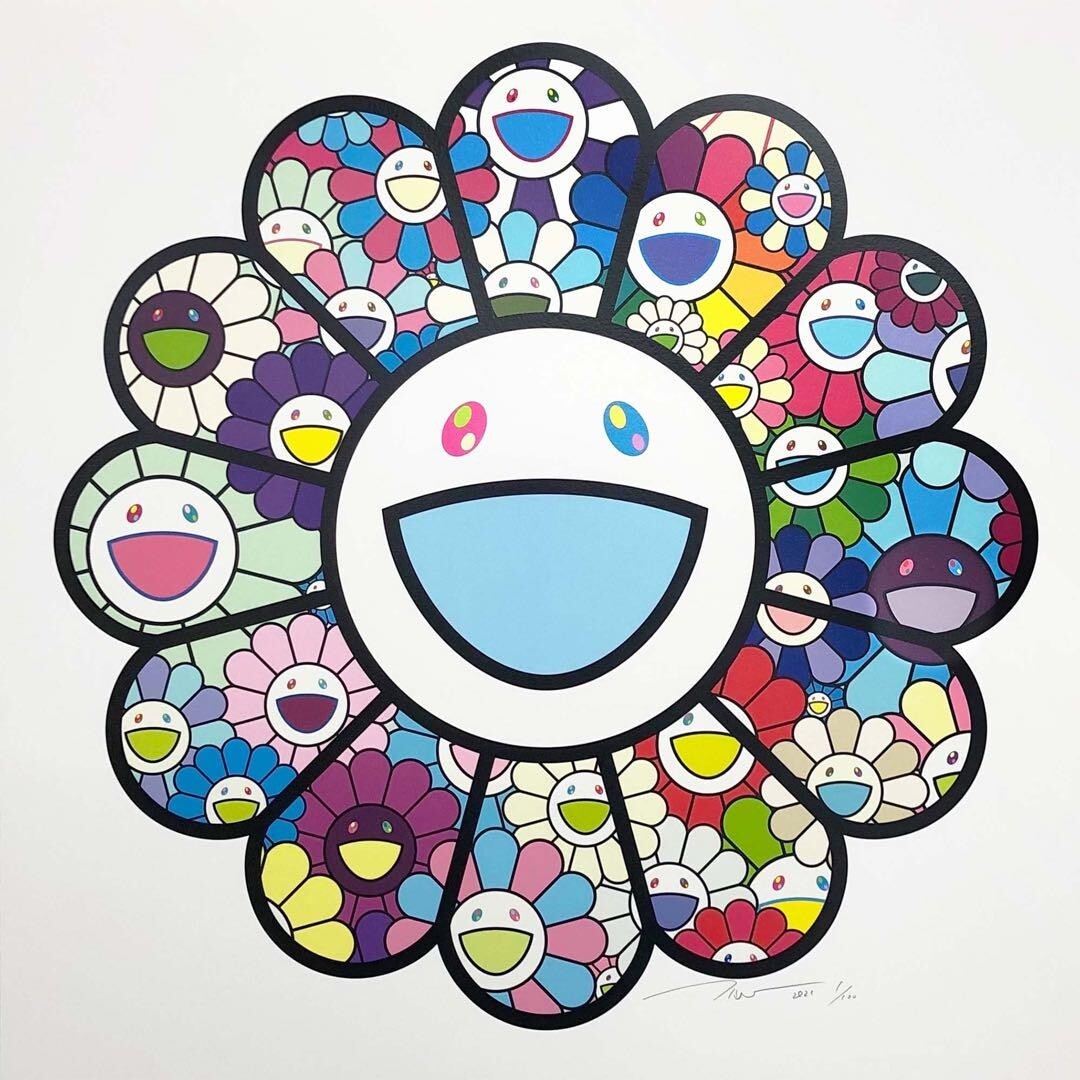 Paradise Flower Field Takashi Murakami Autographed Ed100