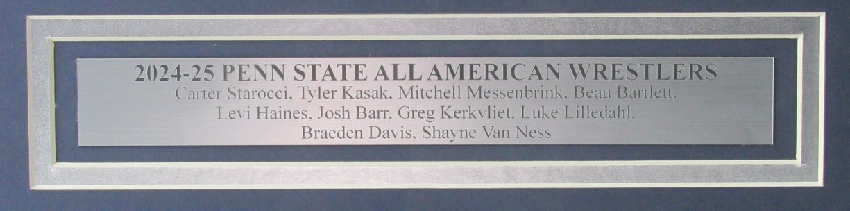 Penn State Wrestling All American 16X20 Photo
