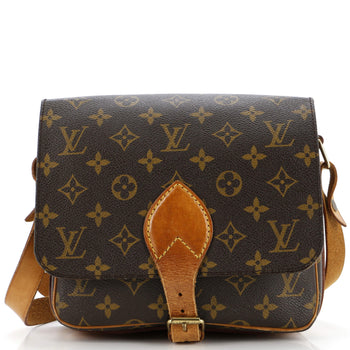 Louis Vuitton Cartouchiere Handbag Monogram Canvas Mm