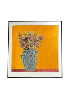 250 Ken Done Bush Flowers Framed Lithograph Pencil Signed 230/