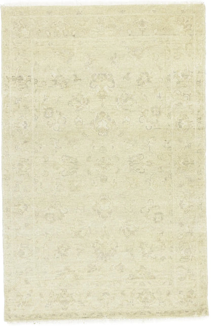 4X6 Ft Transitional Oriental Rug Floral Design