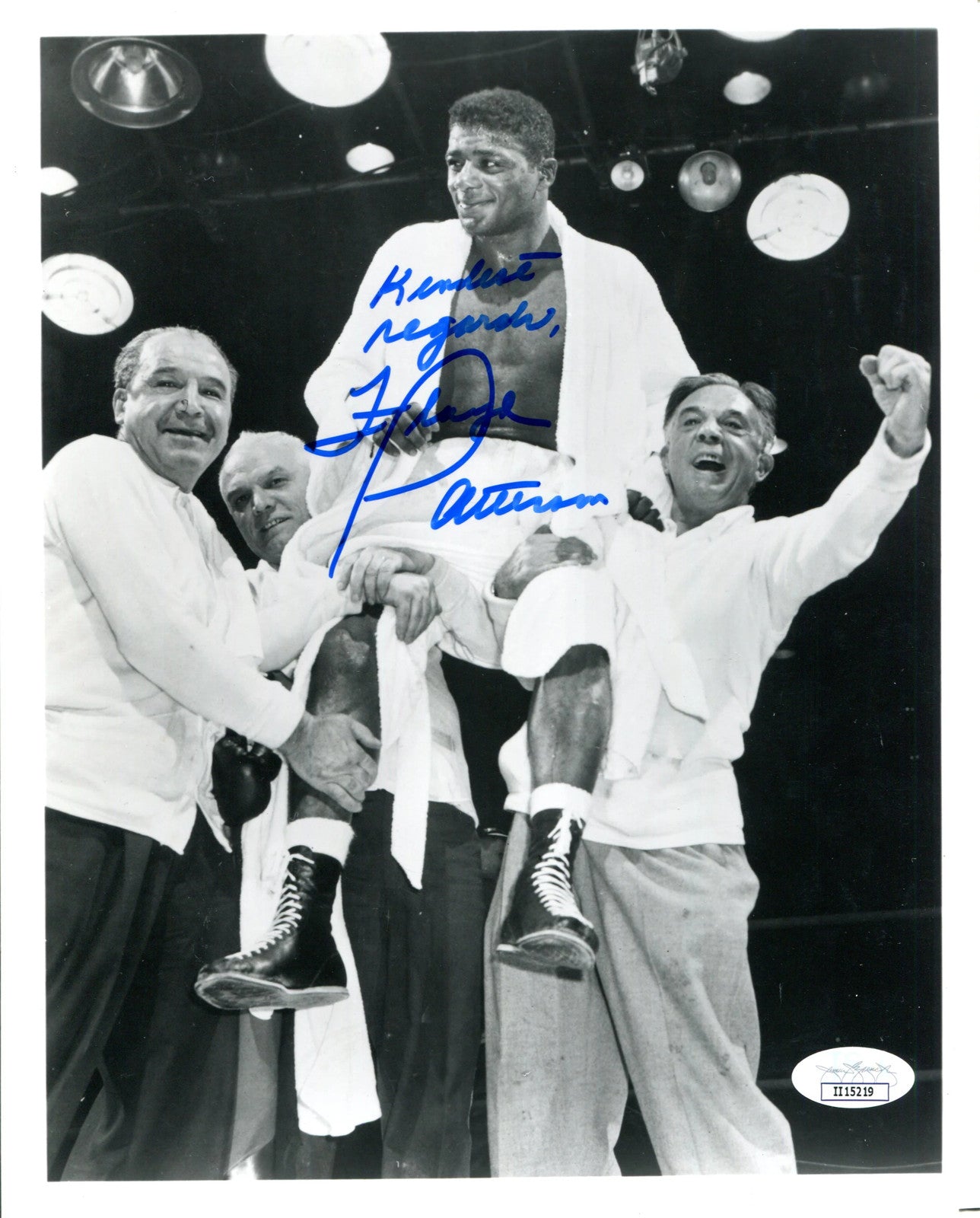 Floyd Patterson Autographed 8X10 Photo (Jsa)