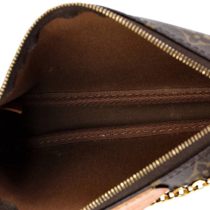 Louis Vuitton Multi Pochette Accessoires Pouch Monogram Canvas Small