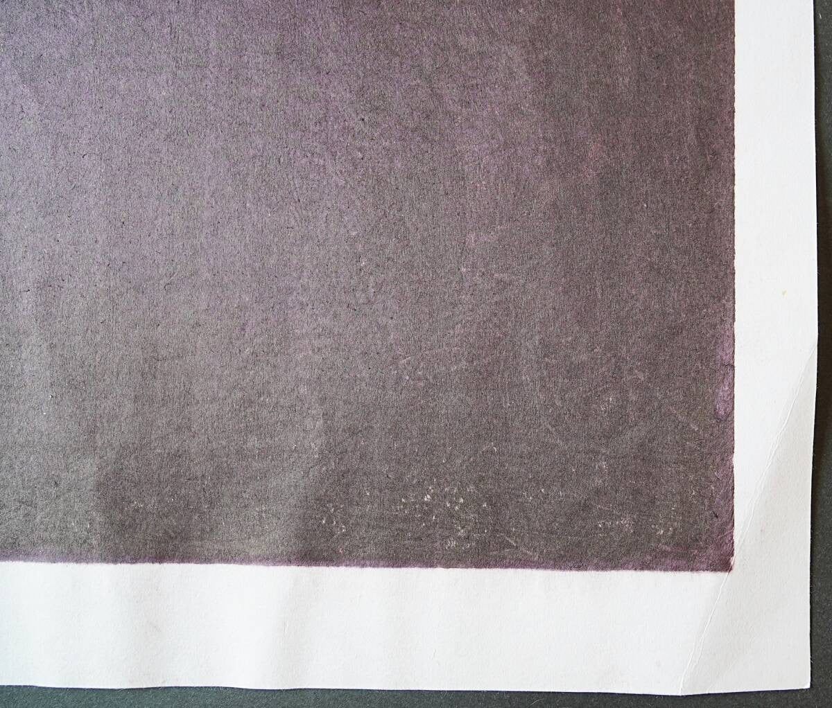 Vintage Hideo Hagiwara Soil No.20 Barren Land Woodblock Signed ED 12/ 30 Japanese