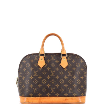 Louis Vuitton Vintage Alma Handbag Monogram Canvas Pm