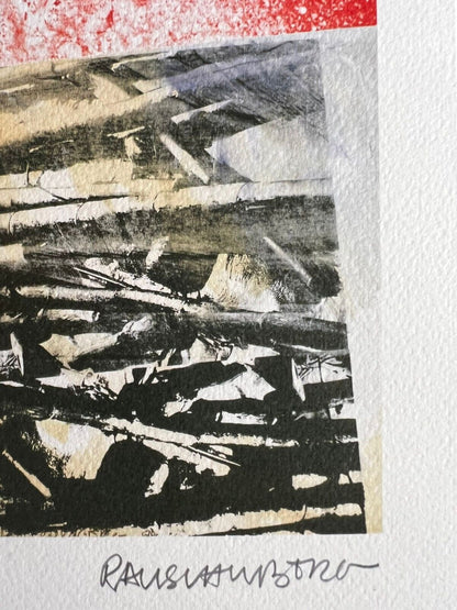 Robert Rauschenberg Lithograph Coa Signed Op Numbered In Pencil 180