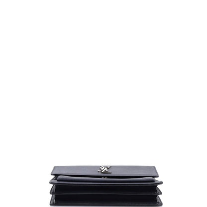 Saint Laurent Sunset Crossbody Bag Leather Medium
