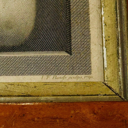 1790 J.F. Bause Engraving After A.R. Mengs Little Cupid Original Antique Print