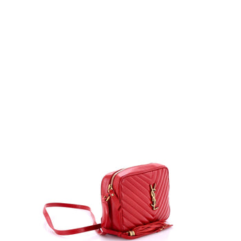 Saint Laurent Lou Camera Bag Matelasse Chevron Leather Small
