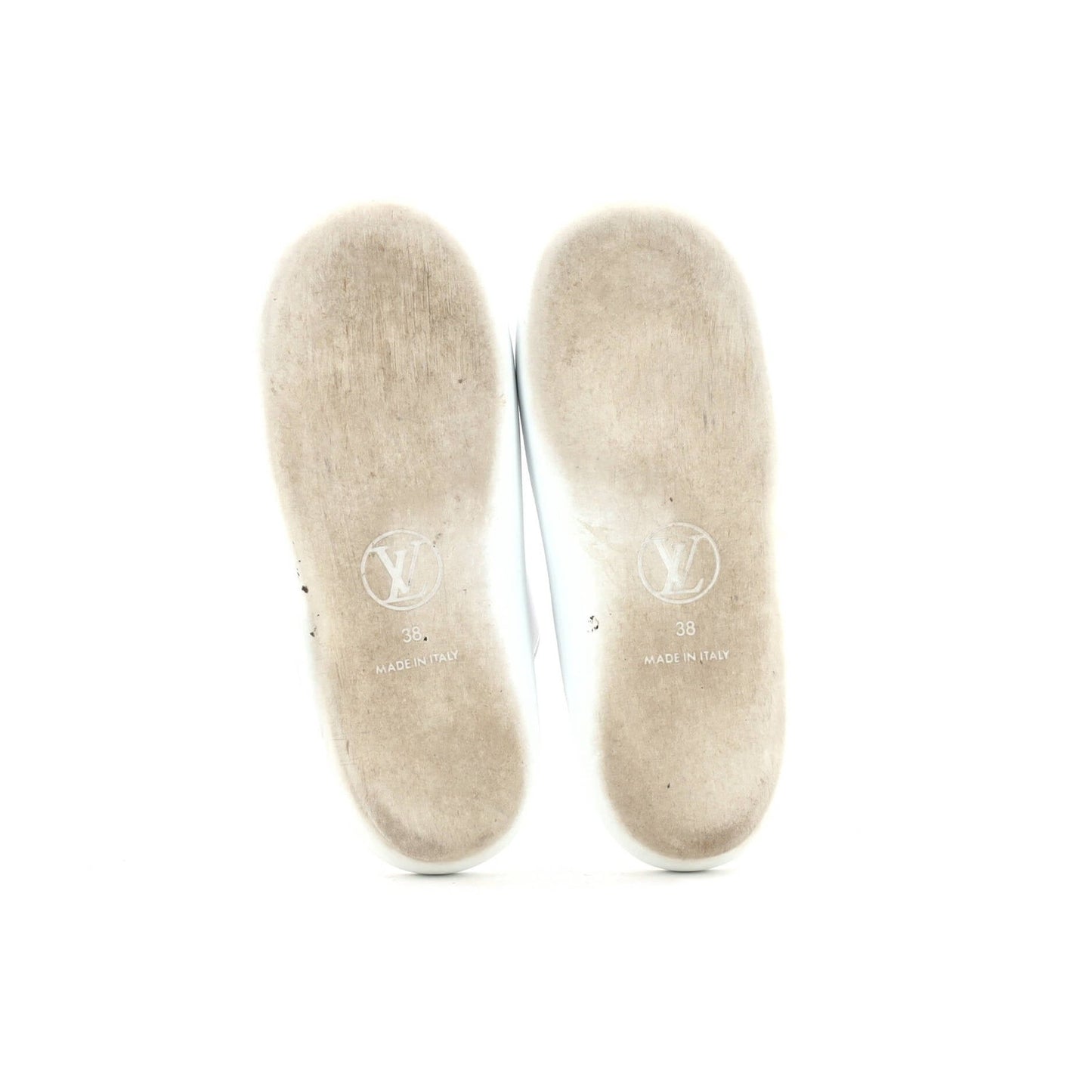 Louis Vuitton Women'S Sunbath Flat Mule Sandals Monogram Canvas And Rubber