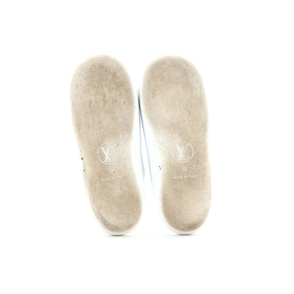 Louis Vuitton Women'S Sunbath Flat Mule Sandals Monogram Canvas And Rubber