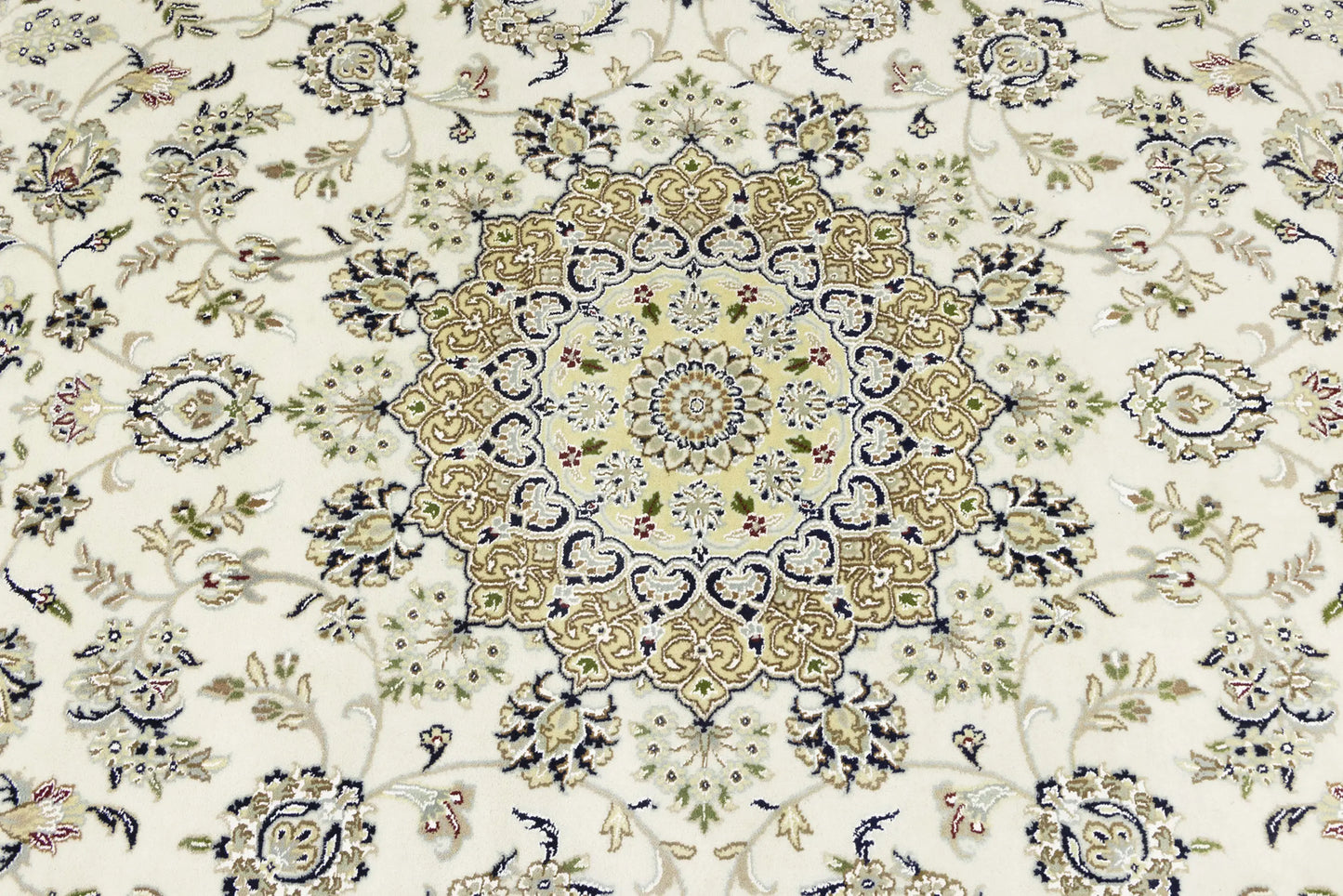 Indo-Nain 8X10 ft Classic Floral Oriental Rug for Living Room Decor