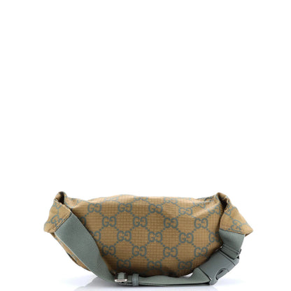 Gucci Ripstop Belt Bag Gg Nylon And Leather Large