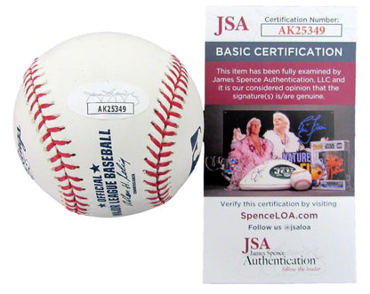 Midget Billy Vaughn Autographed Onl Baseball