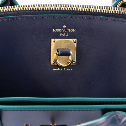 Louis Vuitton City Steamer Handbag Leather Mm