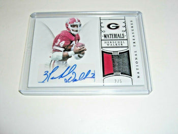 Herschel Walker 2019 National Treasures Game