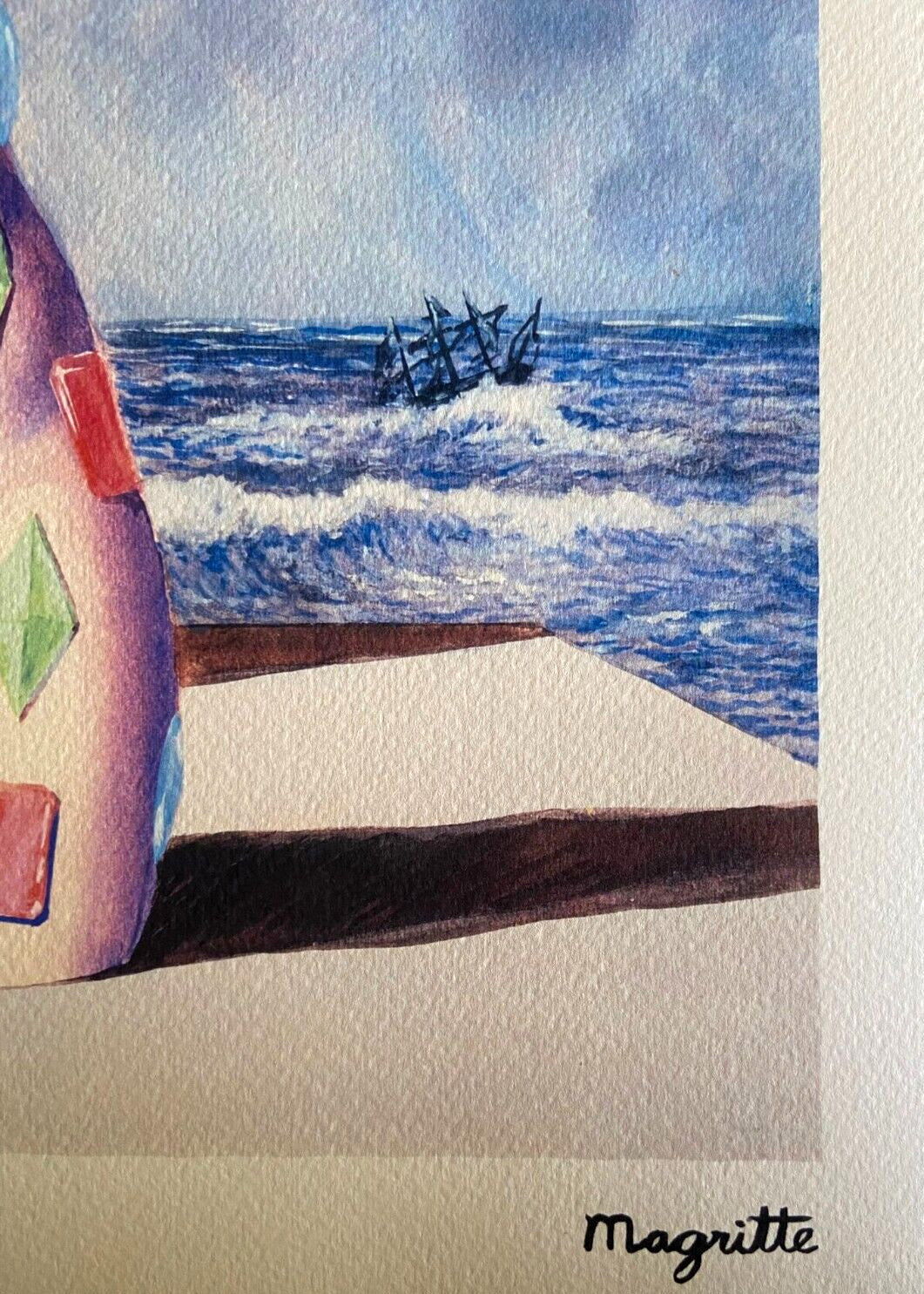 Ren-Magritte Lithograph Coa Signed Numbered By Hand Limited Edition