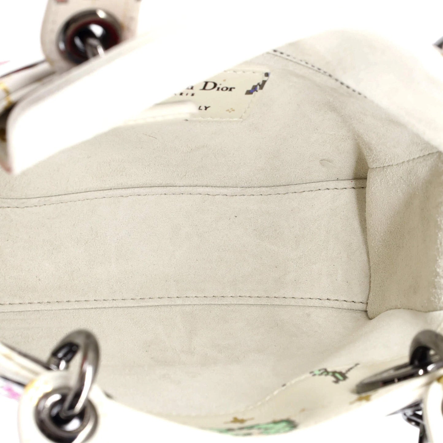 Christian Dior Lady Dior Bag Limited Edition Pixel Zodiac Printed Calfskin Mini