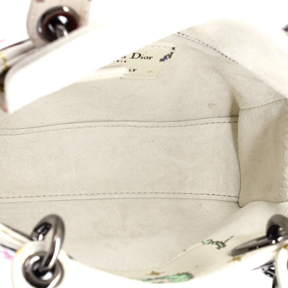 Christian Dior Lady Dior Bag Limited Edition Pixel Zodiac Printed Calfskin Mini