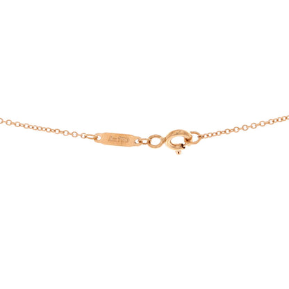 Tiffany & Co. Ampersand Pendant Necklace 18K Rose Gold With Diamonds