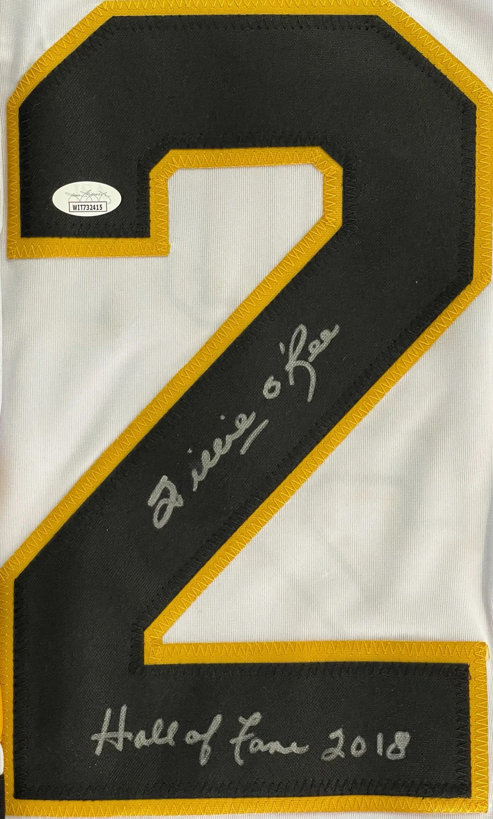 Willie O'Ree "Hof 2018 Barrier Breaker 58" Autographed Boston Bruins Jersey (Jsa