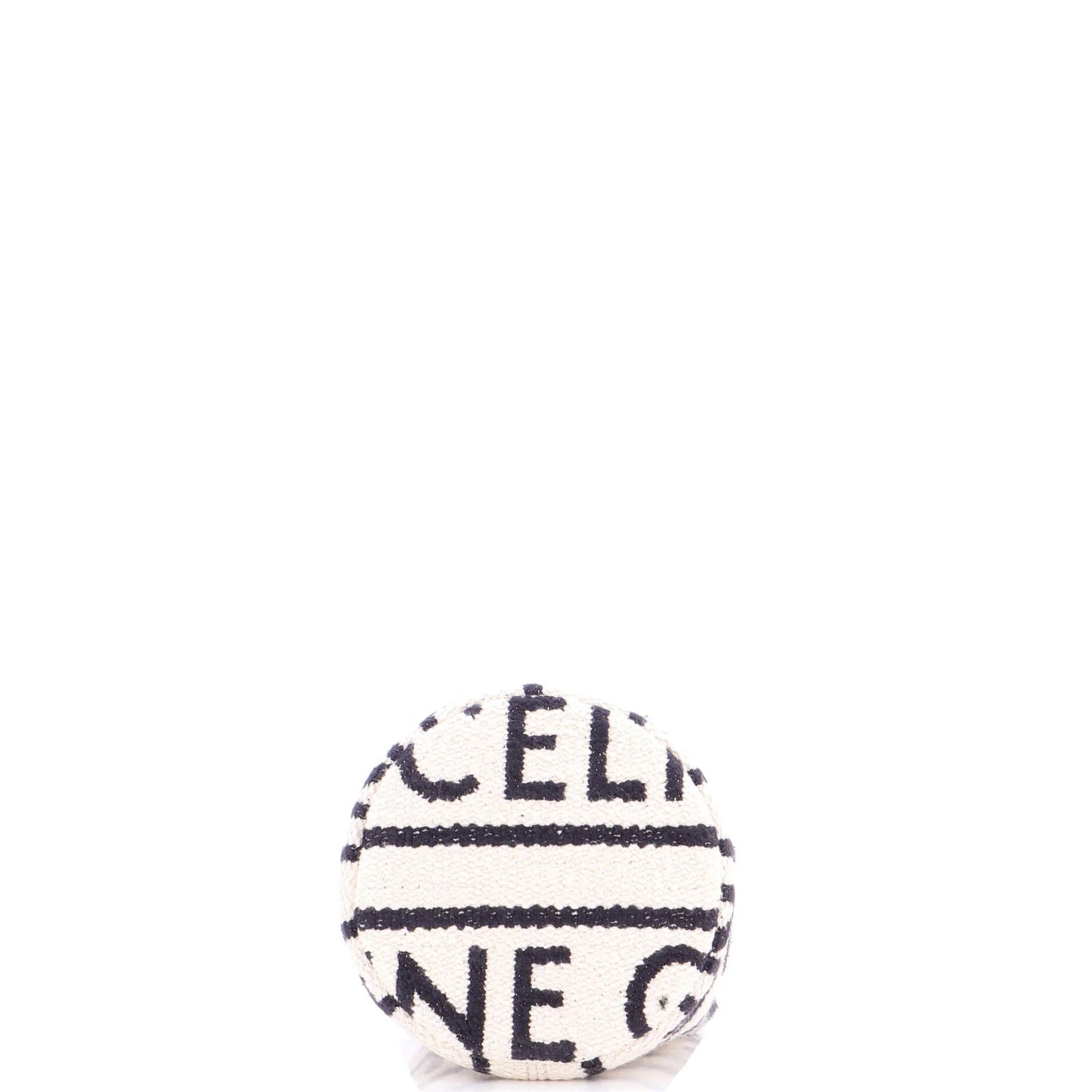 Celine Drawstring Bucket Bag Logo All Over Textile Teen